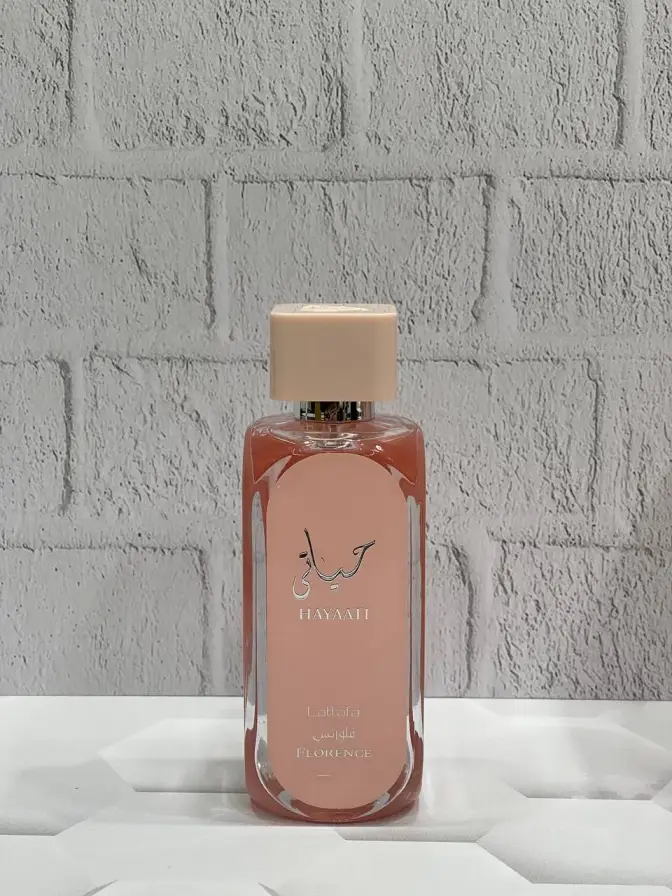 عطر ادکلن لطافه حیاتی فلورنس (صورتی) Lattafa Hayaati Florence حجم 100 میلی لیتر